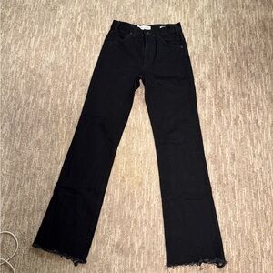 Nili Lotan Classic Black Flare Jeans